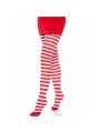 LEG AVENUE MEDIAS DE RAYAS BLANCO ROJO