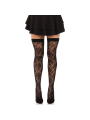 LEG AVENUE MEDIAS RED ROSAS SILVESTRES NEGRO