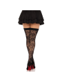 LEG AVENUE MEDIAS RED ROSAS SILVESTRES NEGRO