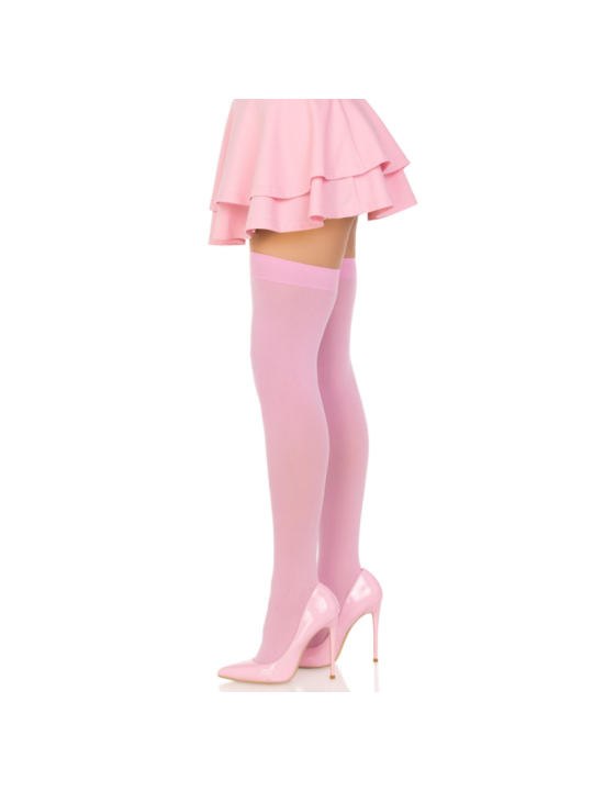 LEG AVENUE MEDIAS NAILON ROSA