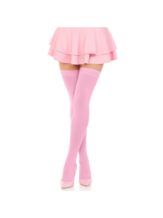 LEG AVENUE MEDIAS NAILON ROSA