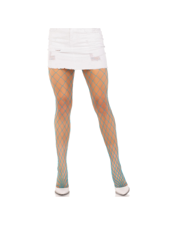 LEG AVENUE PANTIMEDIAS REJILLA DIAMANTE AMARILLO