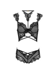 LIVCO CORSETTI FASHION PALMENOM LC 90614 SUJETADOR PANTY NEGRO