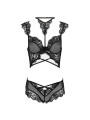 LIVCO CORSETTI FASHION PALMENOM LC 90614 SUJETADOR PANTY NEGRO