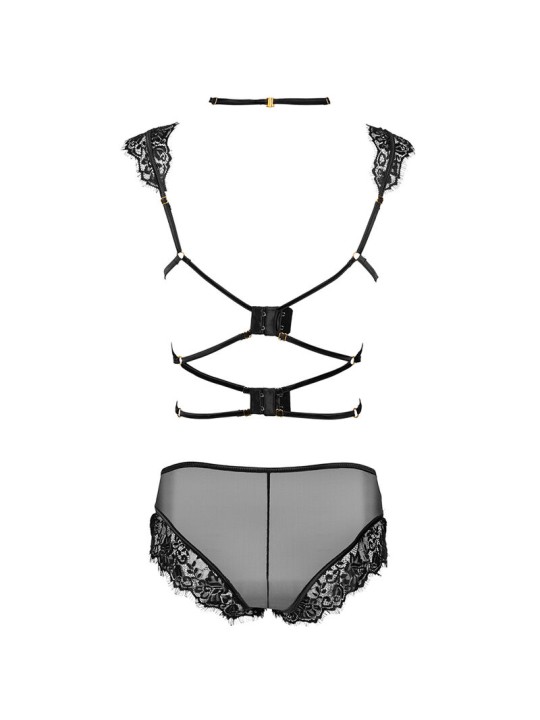 LIVCO CORSETTI FASHION PALMENOM LC 90614 SUJETADOR PANTY NEGRO