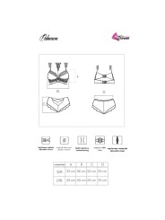 LIVCO CORSETTI FASHION PALMENOM LC 90614 SUJETADOR PANTY NEGRO