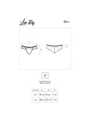 LIVCO CORSETTI FASHION LOVE STORY LC 90679 PANTY NEGRO