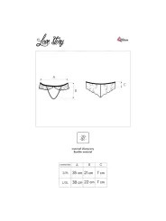 LIVCO CORSETTI FASHION LOVE STORY LC 90679 PANTY NEGRO