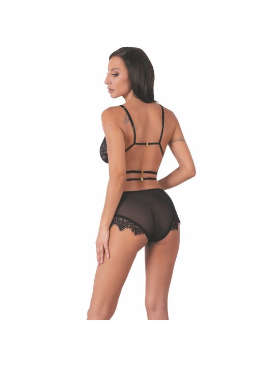 LIVCO CORSETTI FASHION DREZNA LC 90733 SUJETADOR PANTY NEGRO