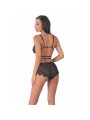 LIVCO CORSETTI FASHION DREZNA LC 90733 SUJETADOR PANTY NEGRO