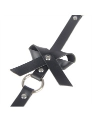 SUBBLIME ARNES DE PIERNA CADENA CUERO NEGRO TALLA UNICA