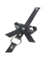 SUBBLIME ARNES DE PIERNA CADENA CUERO NEGRO TALLA UNICA