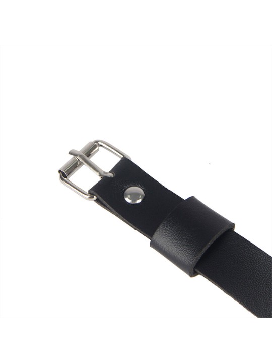 SUBBLIME ARNES DE PIERNA CADENA CUERO NEGRO TALLA UNICA