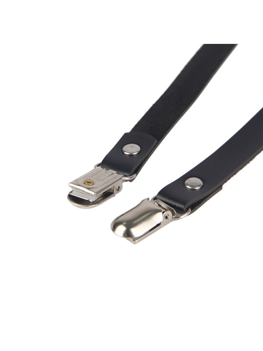 SUBBLIME ARNES DE PIERNA CADENA CUERO NEGRO TALLA UNICA