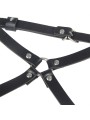 SUBBLIME ARNES CINTURA Y PIERNAS CUERO NEGRO TALLA UNICA