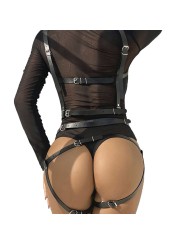 SUBBLIME ARNES DE CUERPO CORREAS AJUSTABLE CUERO NEGRO TALLA UNICA
