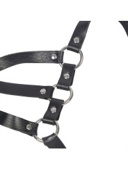 SUBBLIME ARNES DE CUERPO CORREAS AJUSTABLE CUERO NEGRO TALLA UNICA