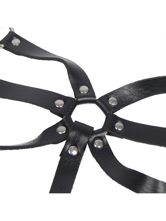SUBBLIME ARNES DE CUERPO CORREAS AJUSTABLE CUERO NEGRO TALLA UNICA