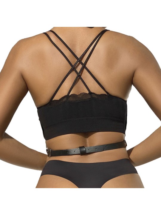 SUBBLIME ARNES DE PECHO CADENAS CUERO NEGRO TALLA UNICA