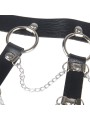 SUBBLIME ARNES DE PECHO CADENAS CUERO NEGRO TALLA UNICA