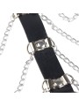 SUBBLIME ARNES DE PECHO CADENAS CUERO NEGRO TALLA UNICA