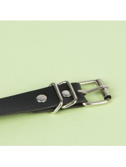 SUBBLIME CINTURON DE CADENAS CUERO NEGRO TALLA UNICA