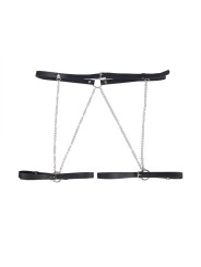 SUBBLIME ARNES FORMA CINTURON CUERO NEGRO TALLA UNICA