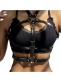 SUBBLIME ARNES DE PECHO ANILLAS DE CUERO NEGRO TALLA UNICA