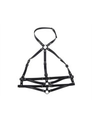 SUBBLIME ARNES DE PECHO ANILLAS DE CUERO NEGRO TALLA UNICA