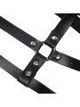 SUBBLIME ARNES DE PECHO ANILLAS DE CUERO NEGRO TALLA UNICA
