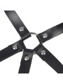 SUBBLIME ARNES DE PECHO ANILLAS DE CUERO NEGRO TALLA UNICA