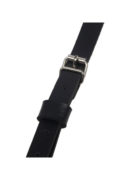 SUBBLIME ARNES DE PECHO ANILLAS DE CUERO NEGRO TALLA UNICA