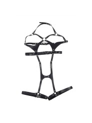 SUBBLIME ARNES CUERPO ENTERO CON HEBILLAS CUERO NEGRO TALLA UNICA