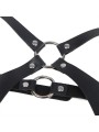 SUBBLIME ARNES CUERPO ENTERO CON HEBILLAS CUERO NEGRO TALLA UNICA