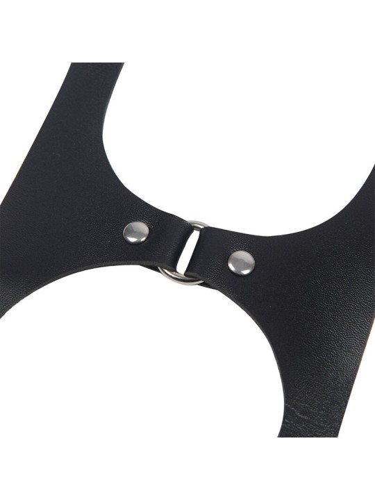 SUBBLIME ARNES CUERPO ENTERO CON HEBILLAS CUERO NEGRO TALLA UNICA