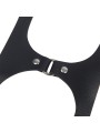 SUBBLIME ARNES CUERPO ENTERO CON HEBILLAS CUERO NEGRO TALLA UNICA