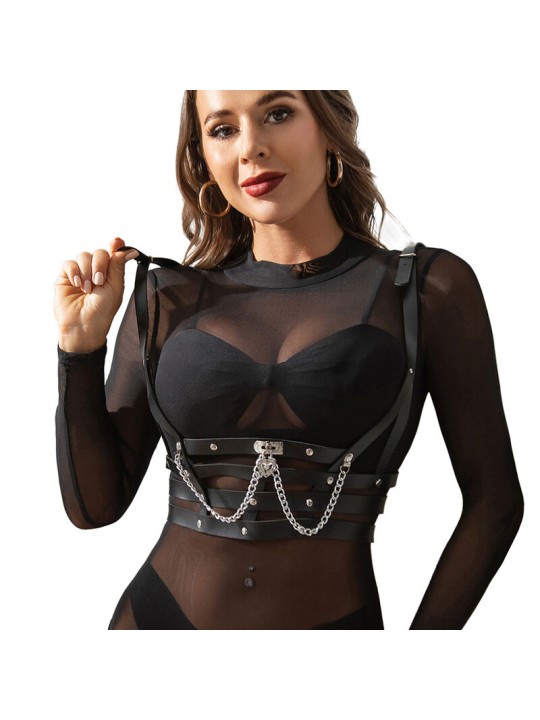SUBBLIME ARNES FORMA CORSET DETALLE CADENAS TALLA UNICA