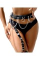 SUBBLIME ARNES CINTURON Y LIGA DETALLE ANILLAS Y CADENA TALLA UNICA
