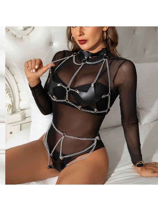 SUBBLIME ARNES CUERPO ENTERO ESTRELLA DETALLE CADENA TALLA UNICA