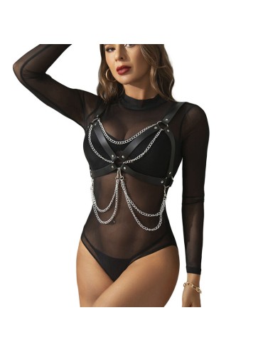 SUBBLIME ARNES SUJETADOR DETALLE CADENAS TALLA UNICA