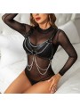 SUBBLIME ARNES SUJETADOR DETALLE CADENAS TALLA UNICA