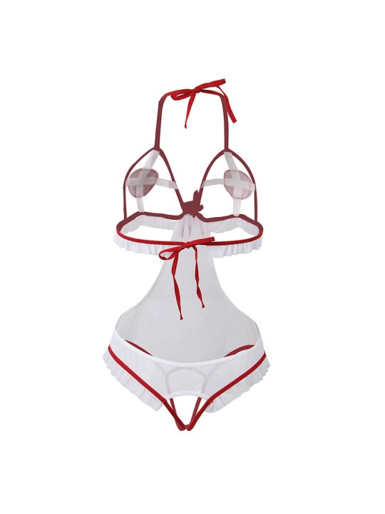 SUBBLIME DISFRAZ DE ENFERMERA SEXY SIN ENTREPIERNA S M