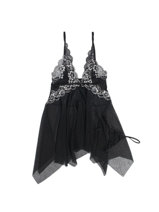 SUBBLIME BABYDOLL TELA TUL PECHO ENCAJE S M