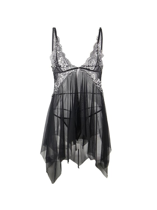 SUBBLIME BABYDOLL TELA TUL PECHO ENCAJE S M