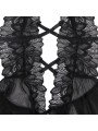 SUBBLIME TEDDY CUELLO HALTER ESPALDA DESCUBIERTA ENCAJE NEGRO S M