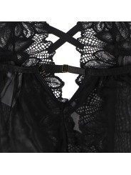 SUBBLIME TEDDY CUELLO HALTER ESPALDA DESCUBIERTA ENCAJE NEGRO S M