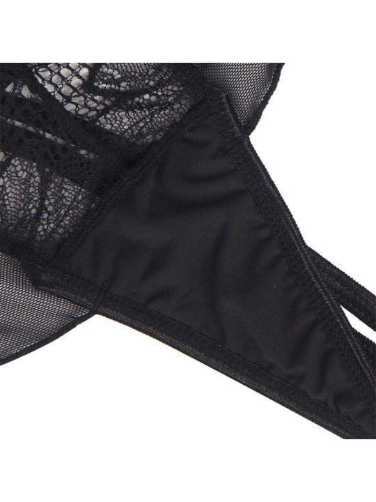 SUBBLIME TEDDY CUELLO HALTER ESPALDA DESCUBIERTA ENCAJE NEGRO S M