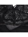 SUBBLIME BABYDOLL CON TIRANTES AJUSTABLES DE ENCAJE NEGRO S M