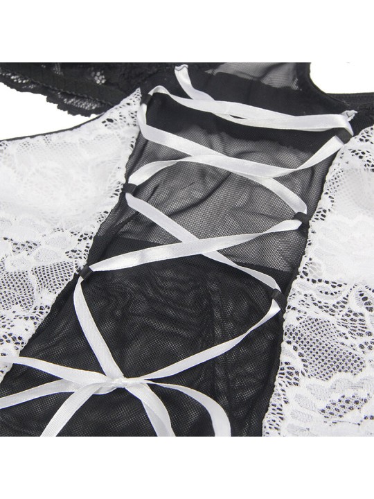 SUBBLIME DISFRAZ SIRVIENTA BODY S M