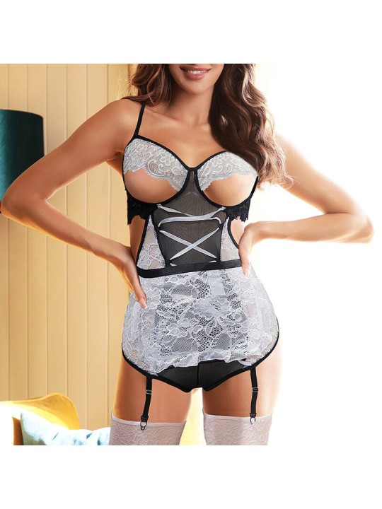 SUBBLIME DISFRAZ SIRVIENTA BODY S M